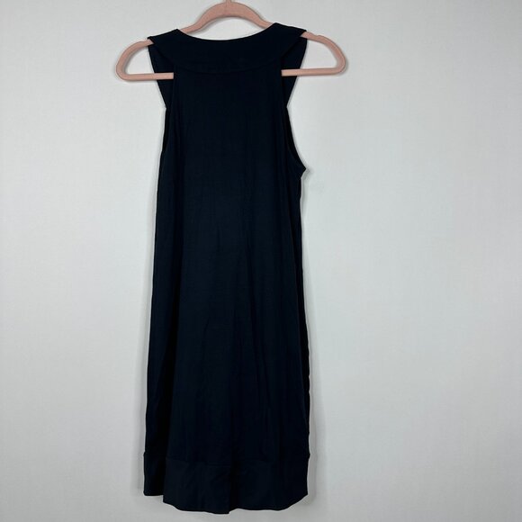 2/$30 Banana Republic Embellished Silk Petal Sleeveless Midi Dress Small #BAG7 - Picture 5 of 9